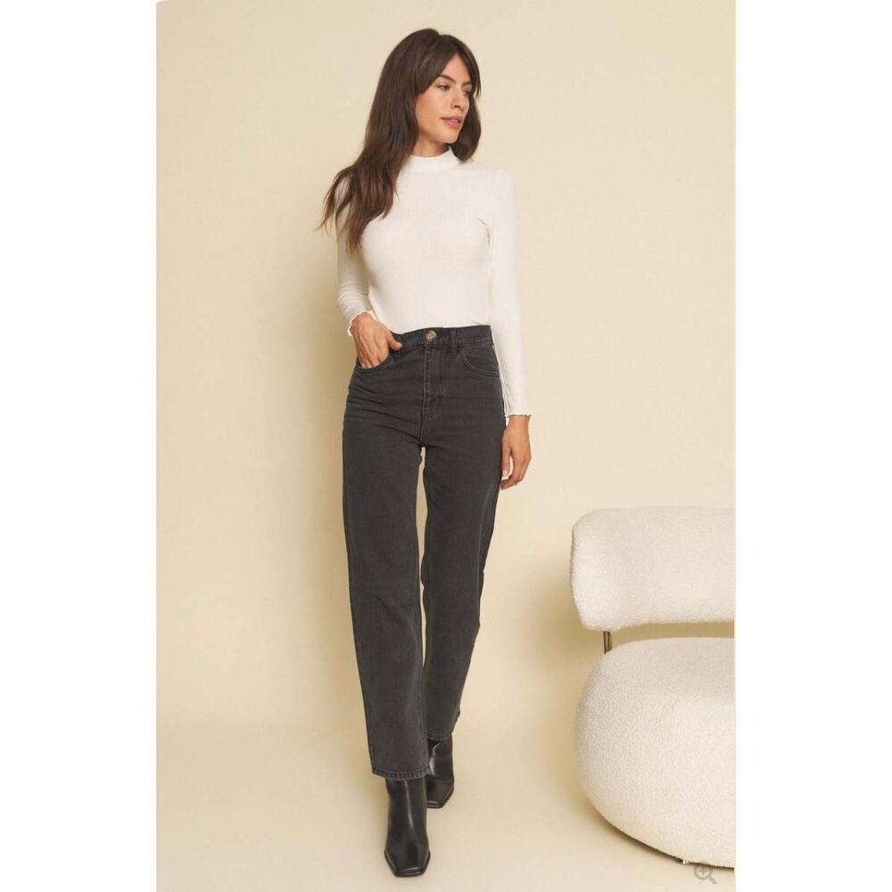 NWT Whimsy + Row Farrah Jean Vintage Black Size 27 - High Waist